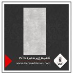 کاشی طرح پرند تیره 60×30
