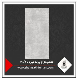 کاشی طرح پرند تیره 60×30