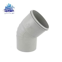 زانو 45 درجه سایز 63 پلیکا یکسر کوپله گلپایگان
